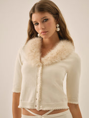 Maura Knit Cardigan — Cream