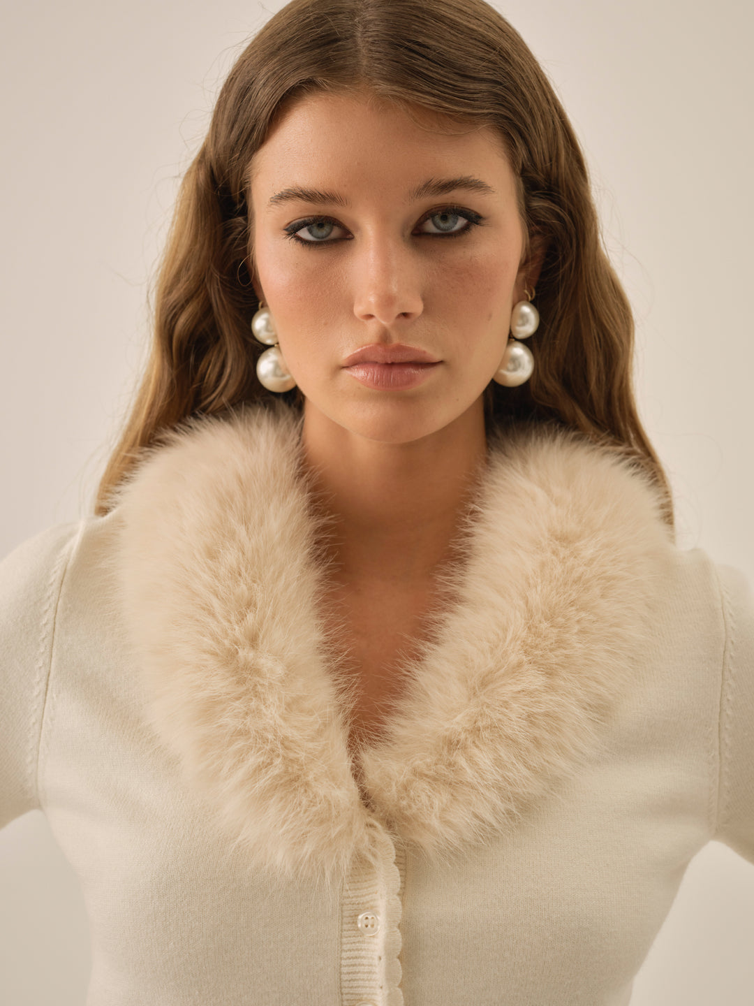 Maura Knit Cardigan — Cream