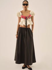 Rosalie Top — Cream