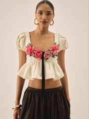 Rosalie Top — Cream