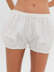 Sonnet Lace Babydoll Set — White