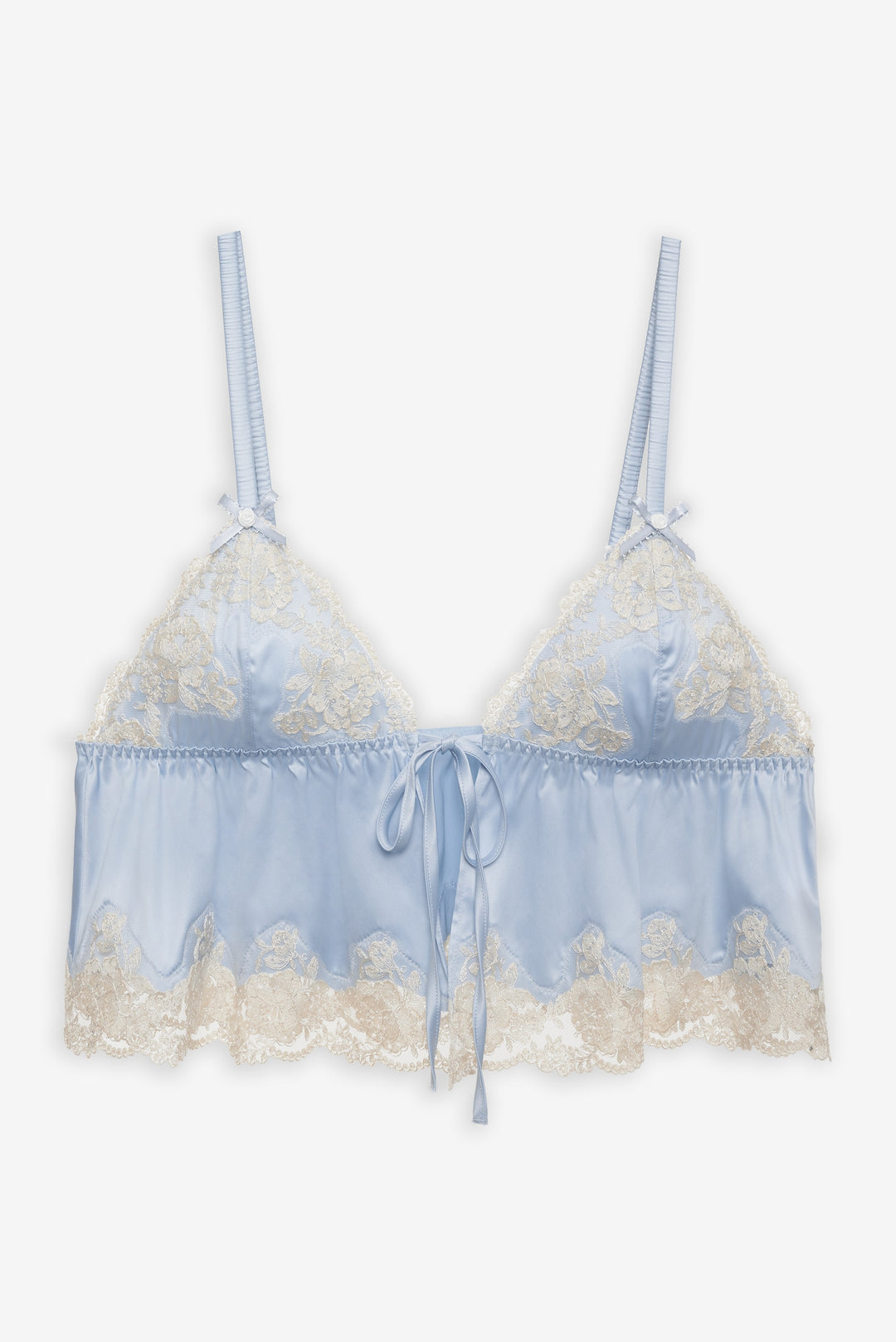 Jaden Sleep Top — Dusty Blue