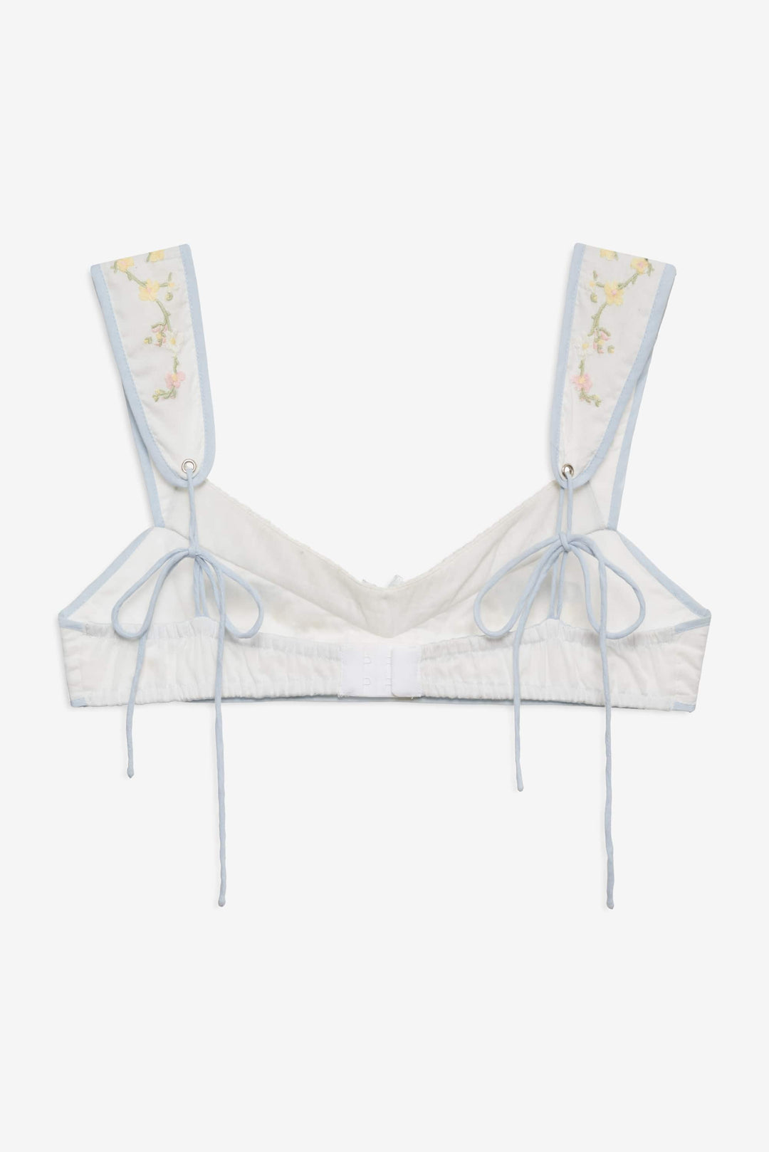 Baby Bows Bra Top — White