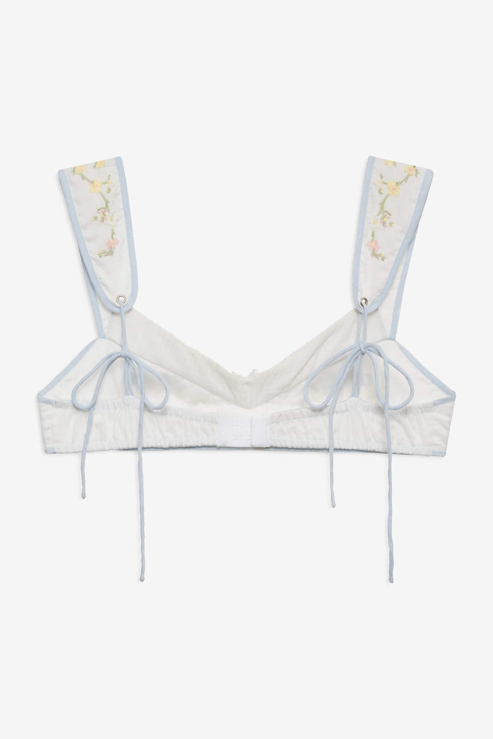 Baby Bows Bra Top — White