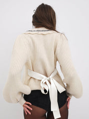 Jade Cardigan — Cream
