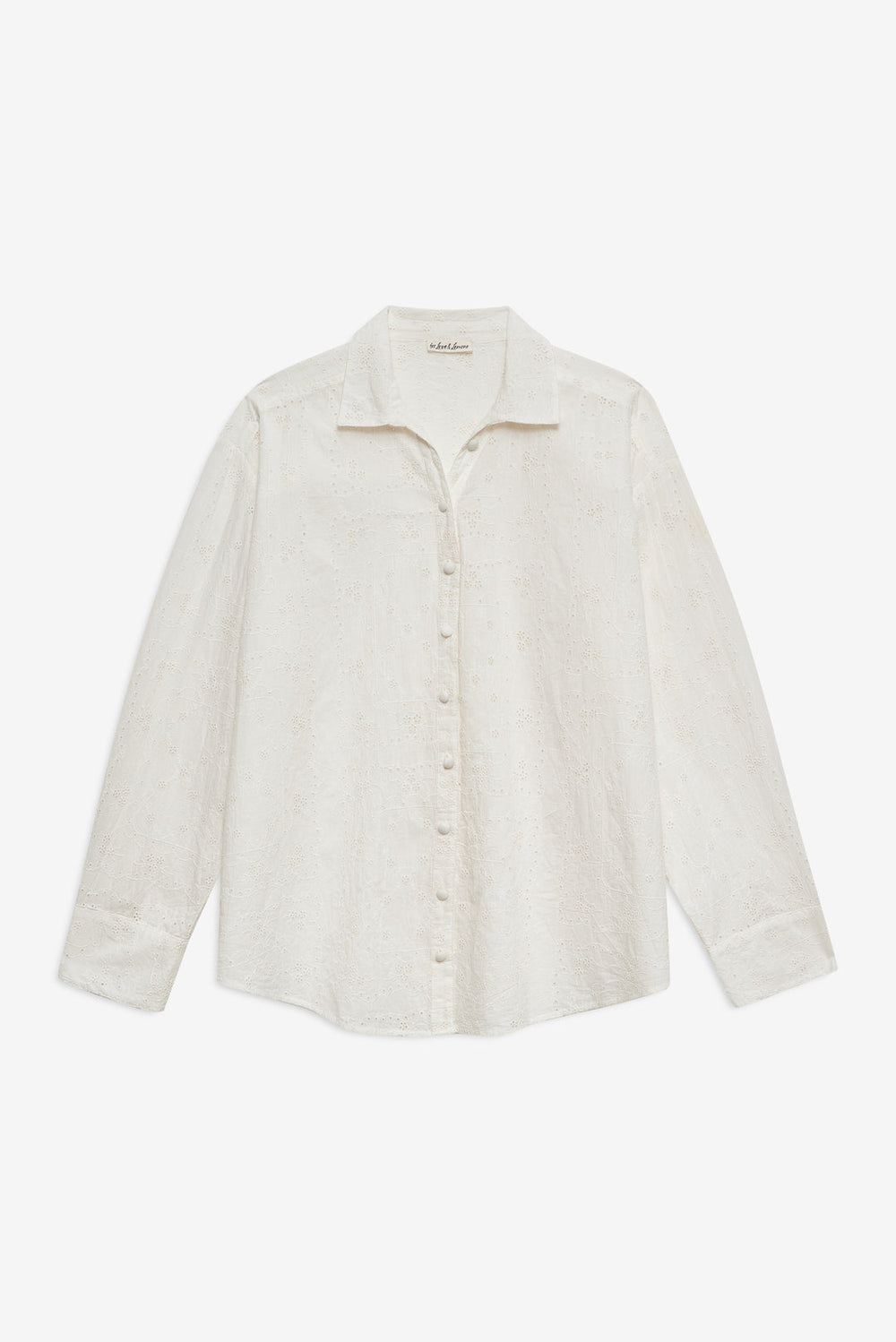 Handkerchief Button-Up Shirt — White