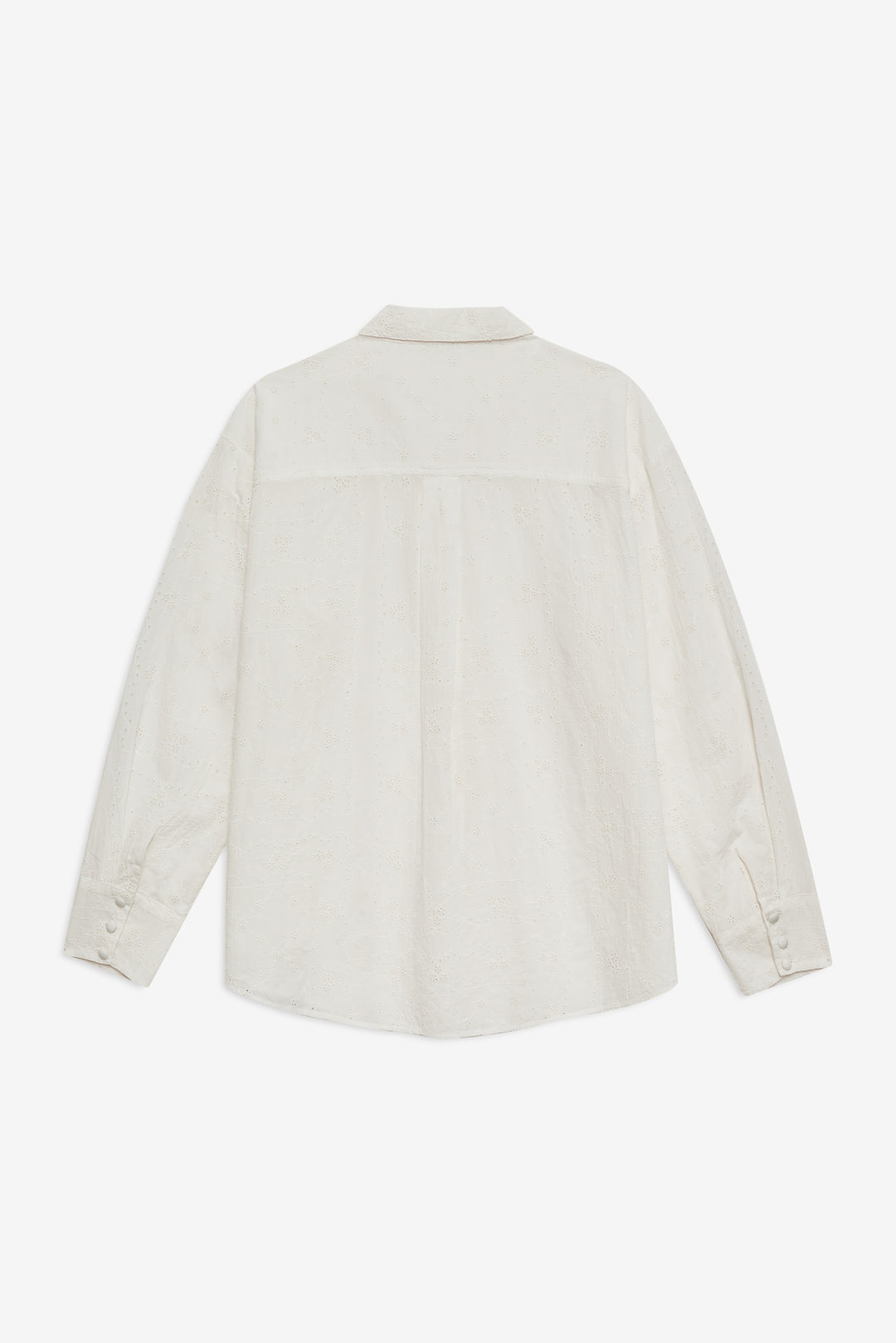 Handkerchief Button-Up Shirt — White