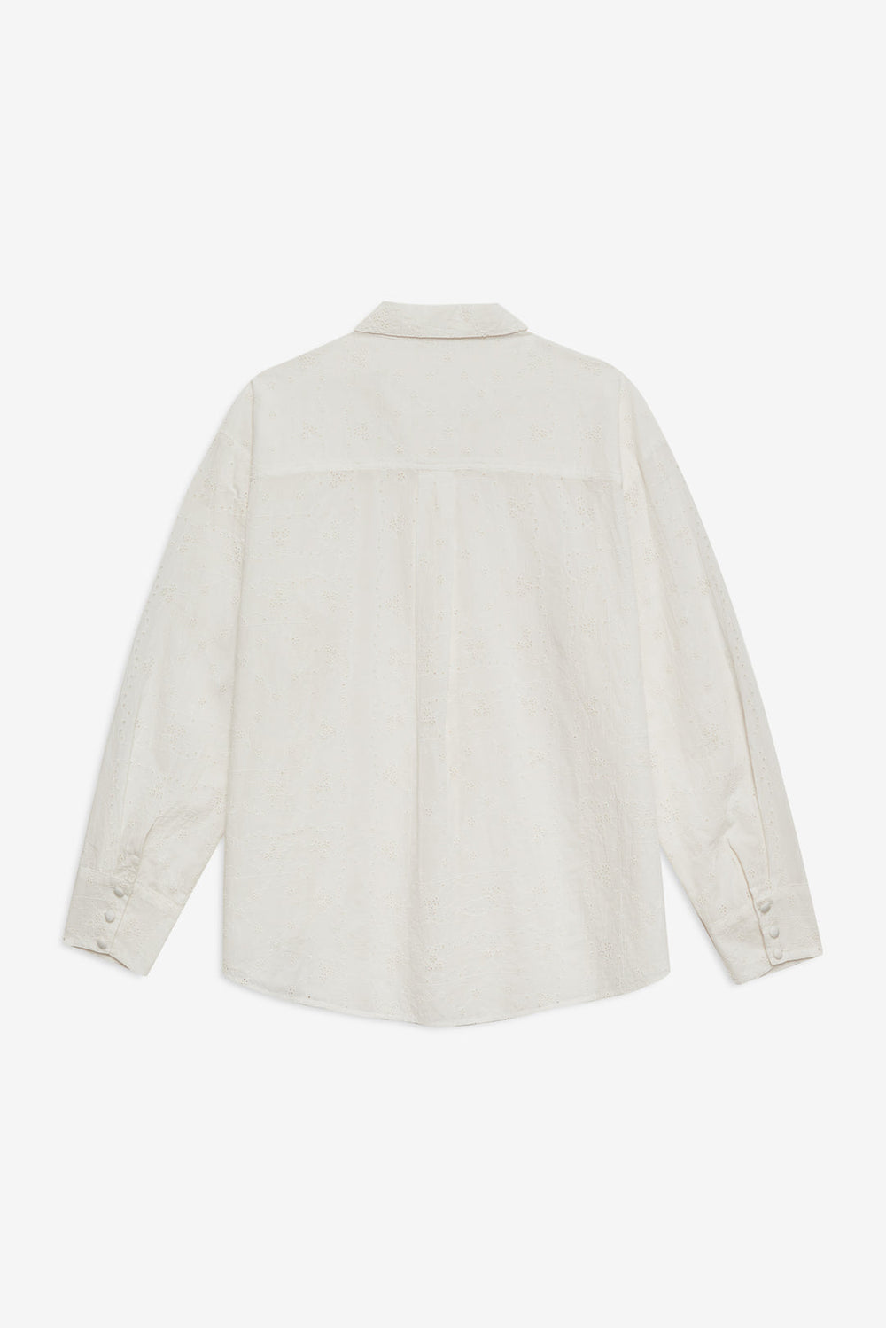 Handkerchief Button-Up Shirt — White