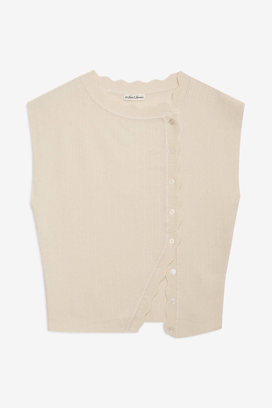 Naomi Knit Top — Cream