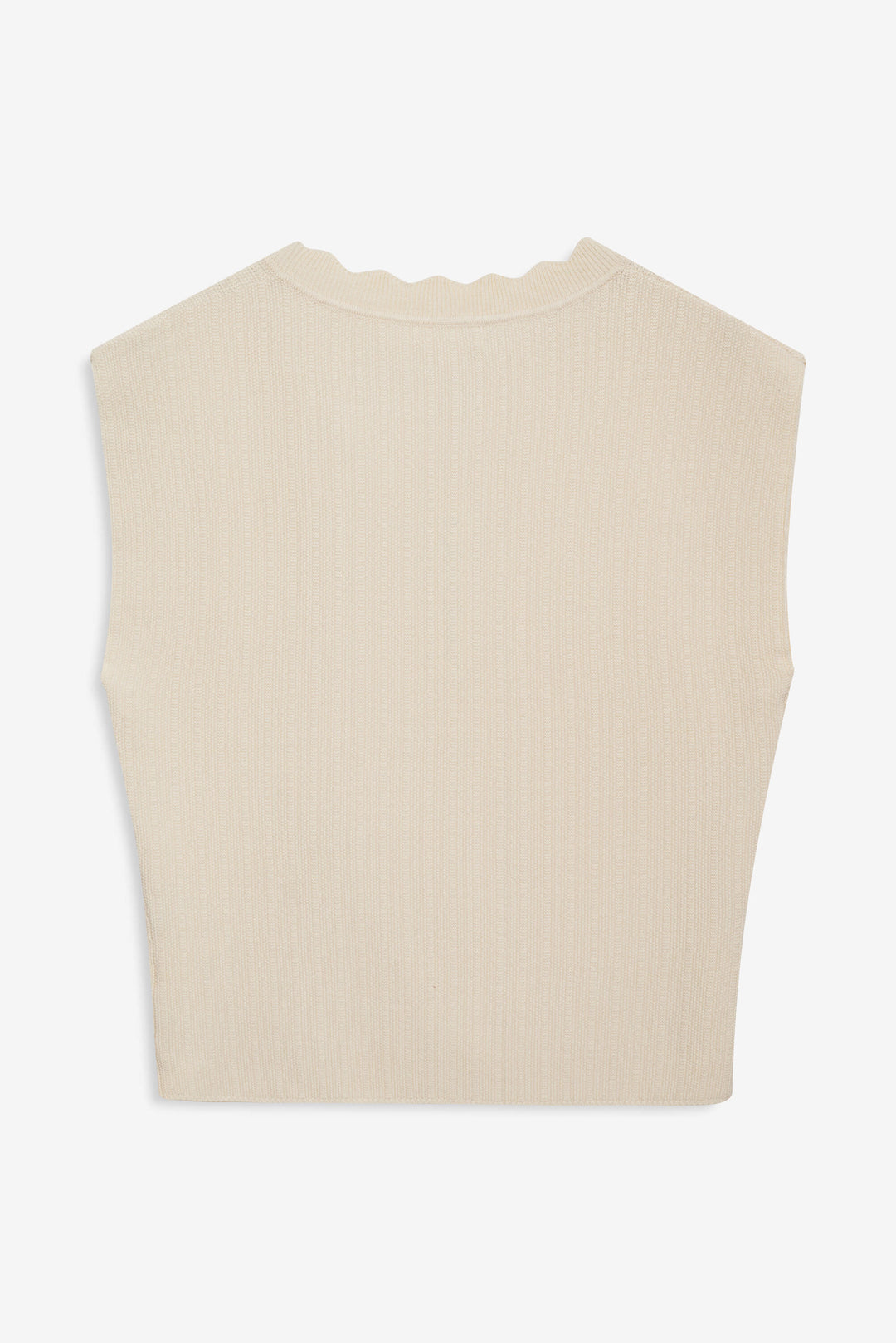 Naomi Knit Top — Cream