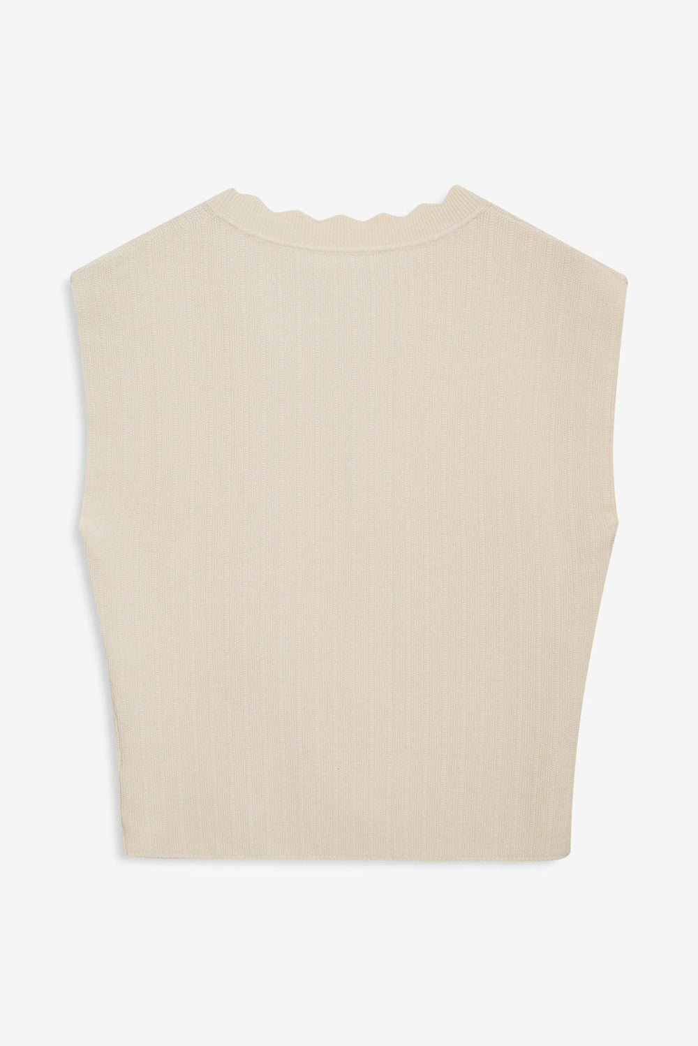 Naomi Knit Top — Cream