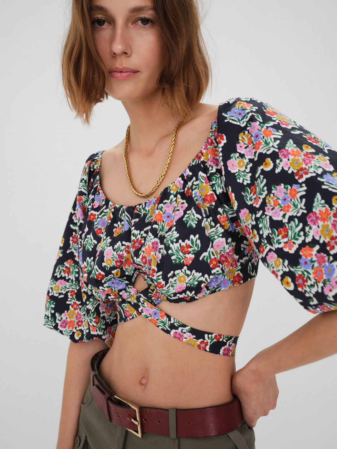 Tate Crop Top — Multi