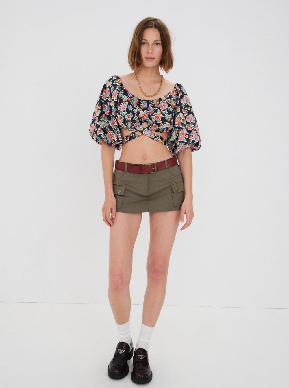 Tate Crop Top — Multi