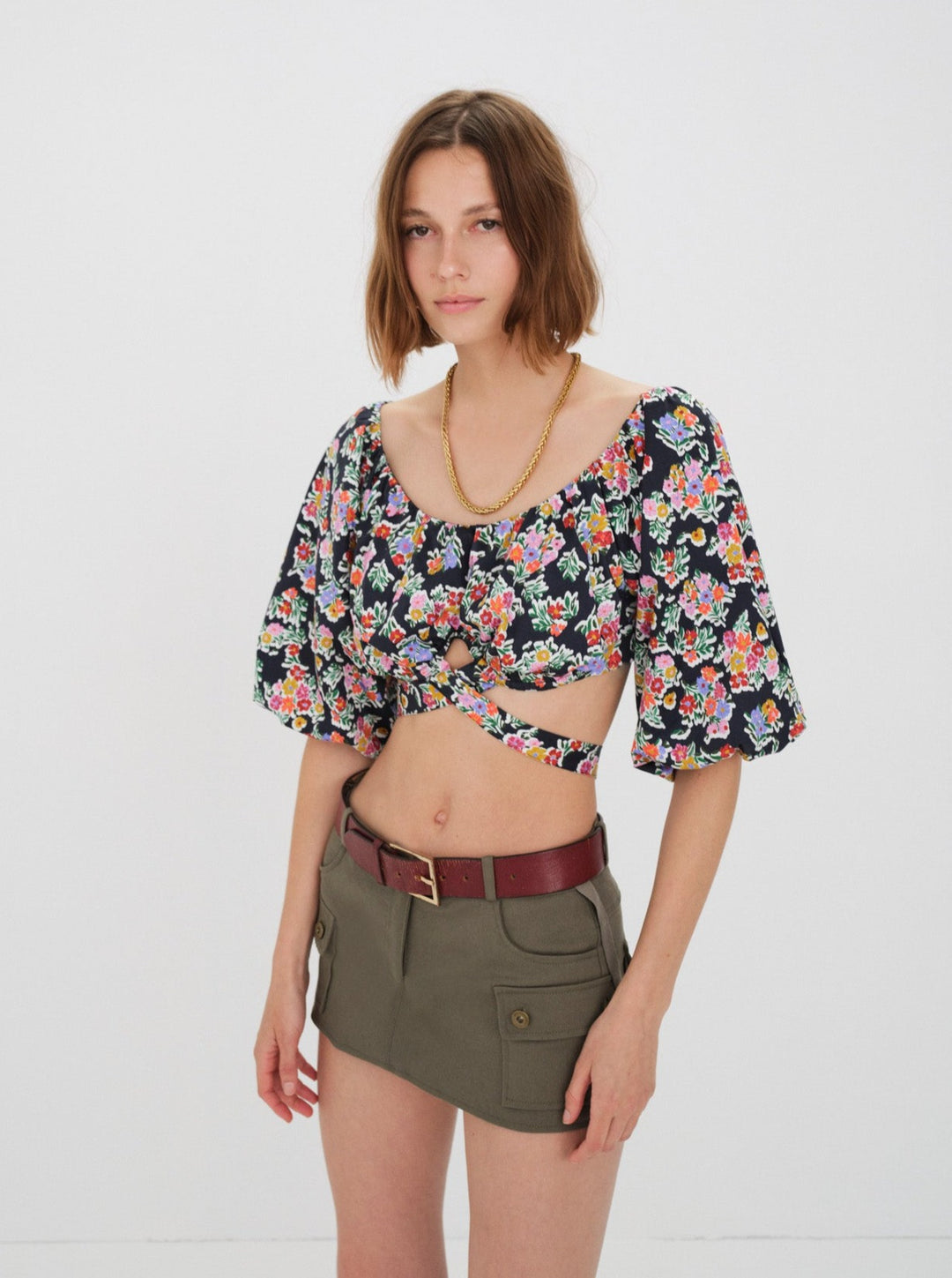 Tate Crop Top — Multi