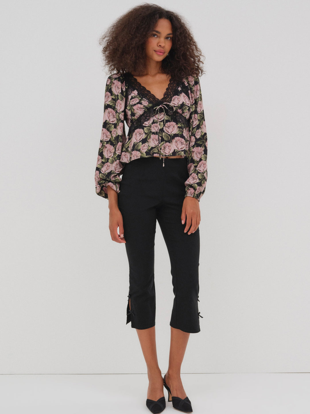 Clarisse Blouse — Black