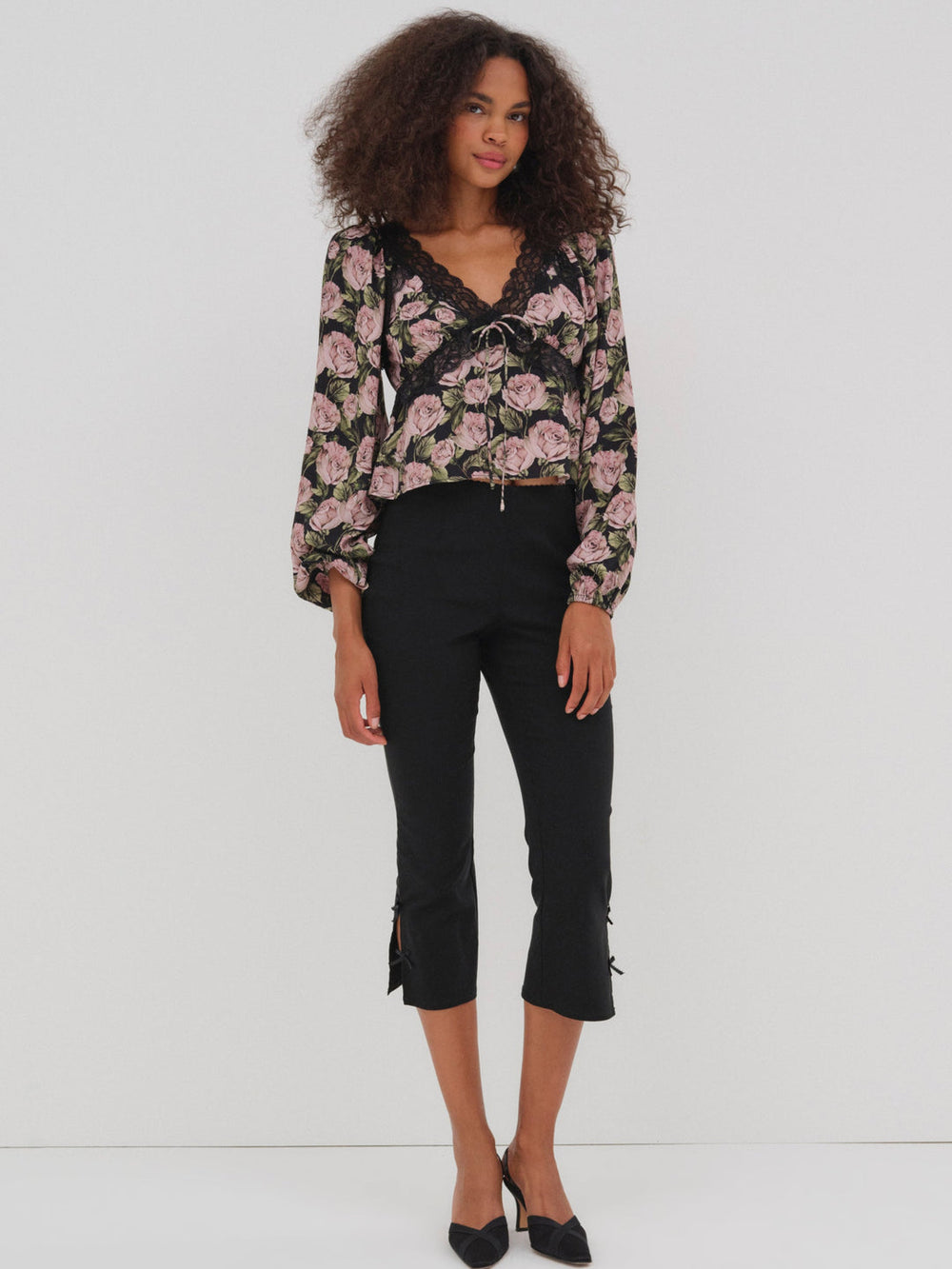 Clarisse Blouse — Black