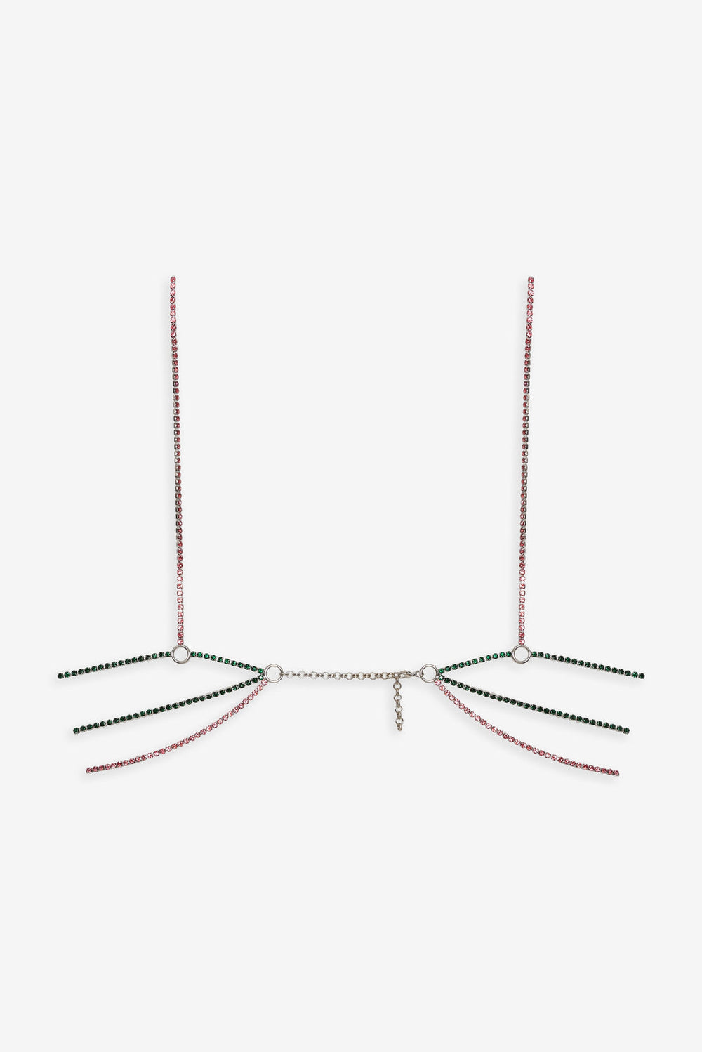 Tulip Rhinestone Bralette — Pink