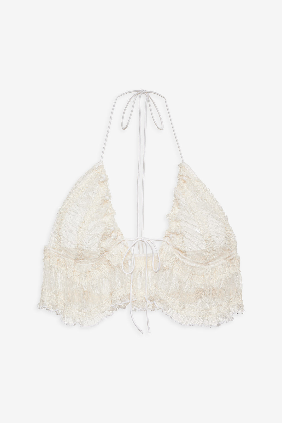 Romy Bralette Top — White