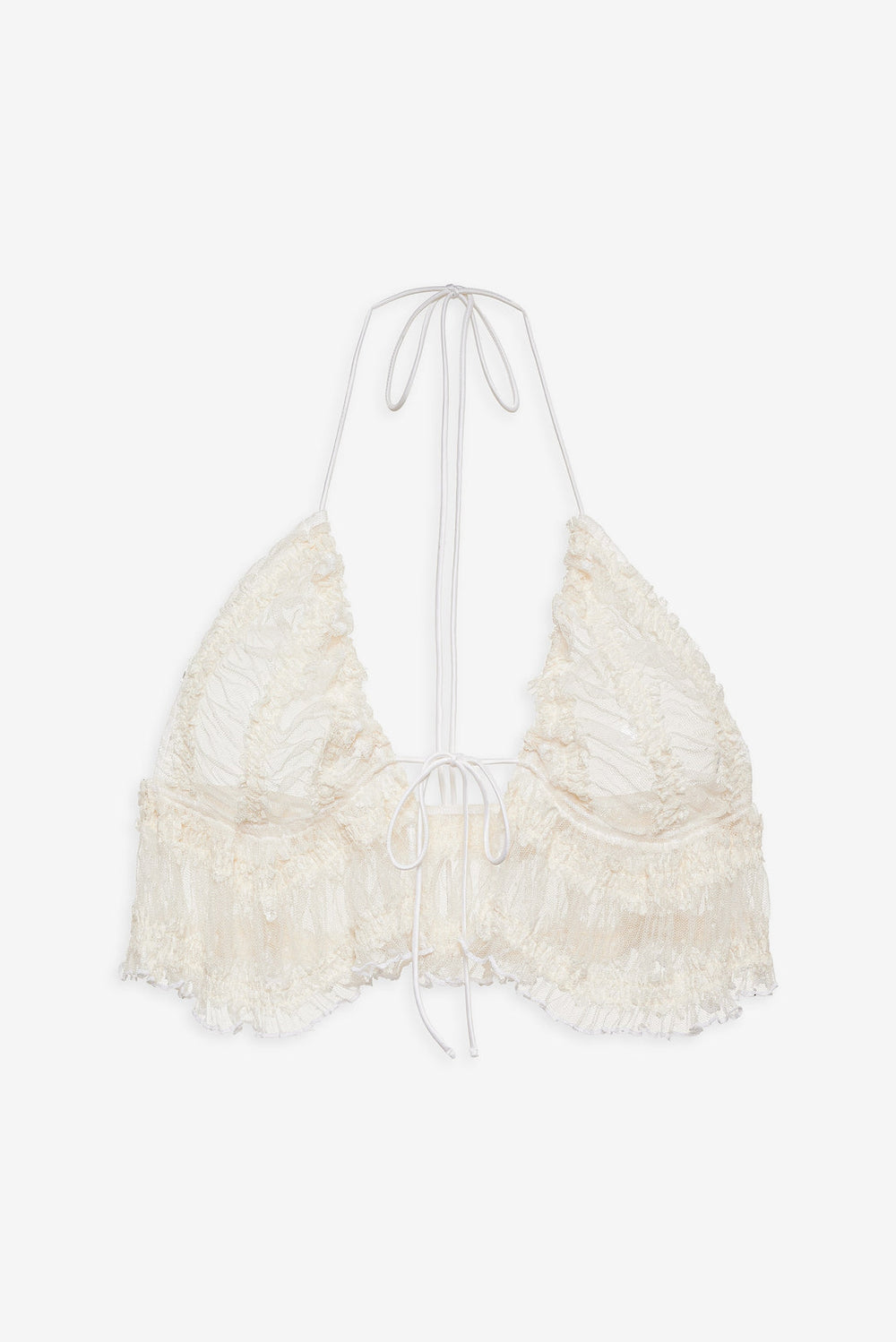 Romy Bralette Top — White
