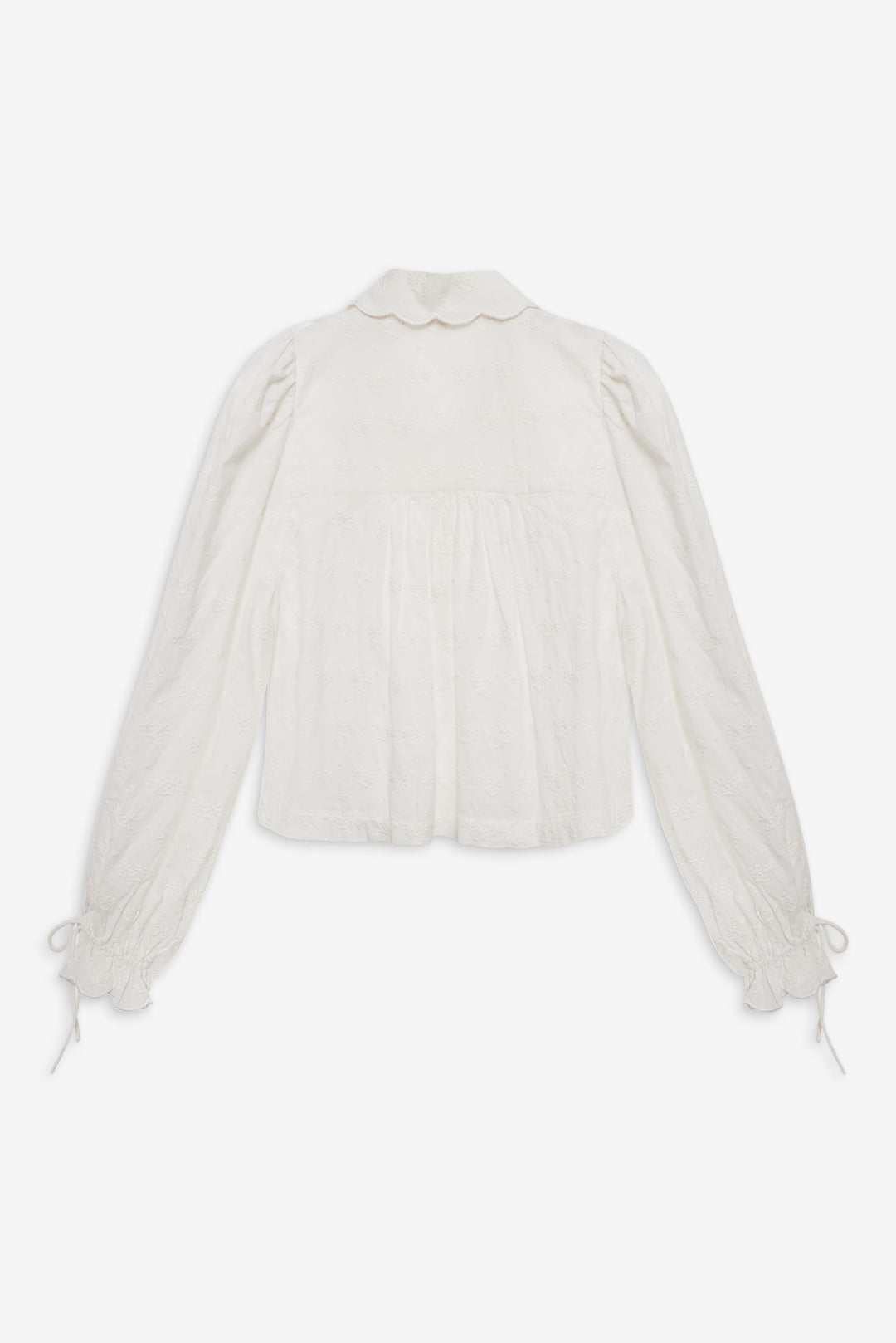 Edie Eyelet Top — White