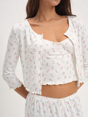 Elliana Cardigan — White