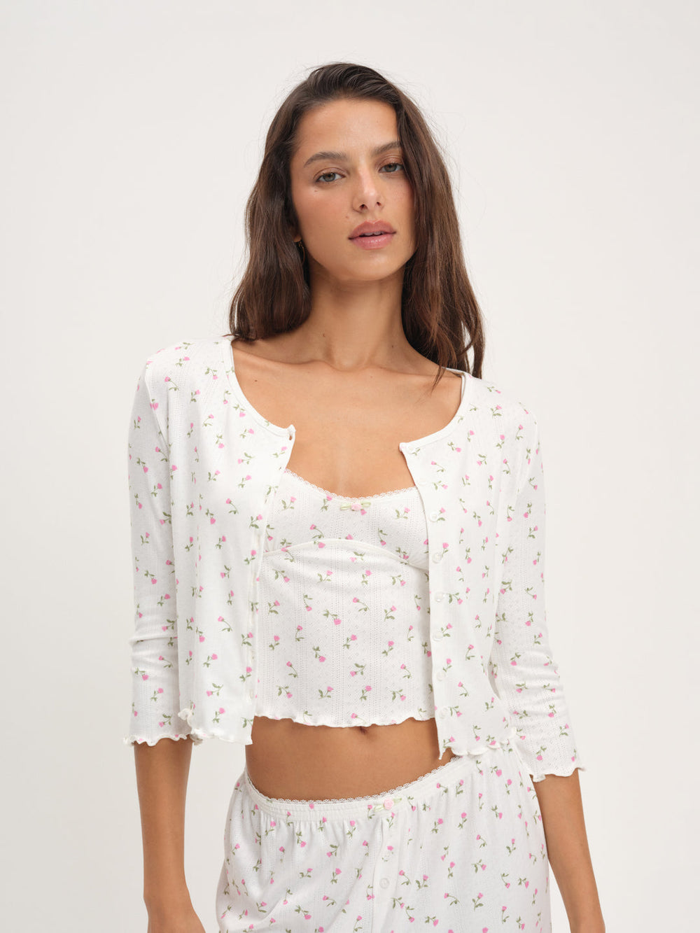 Elliana Cardigan — White