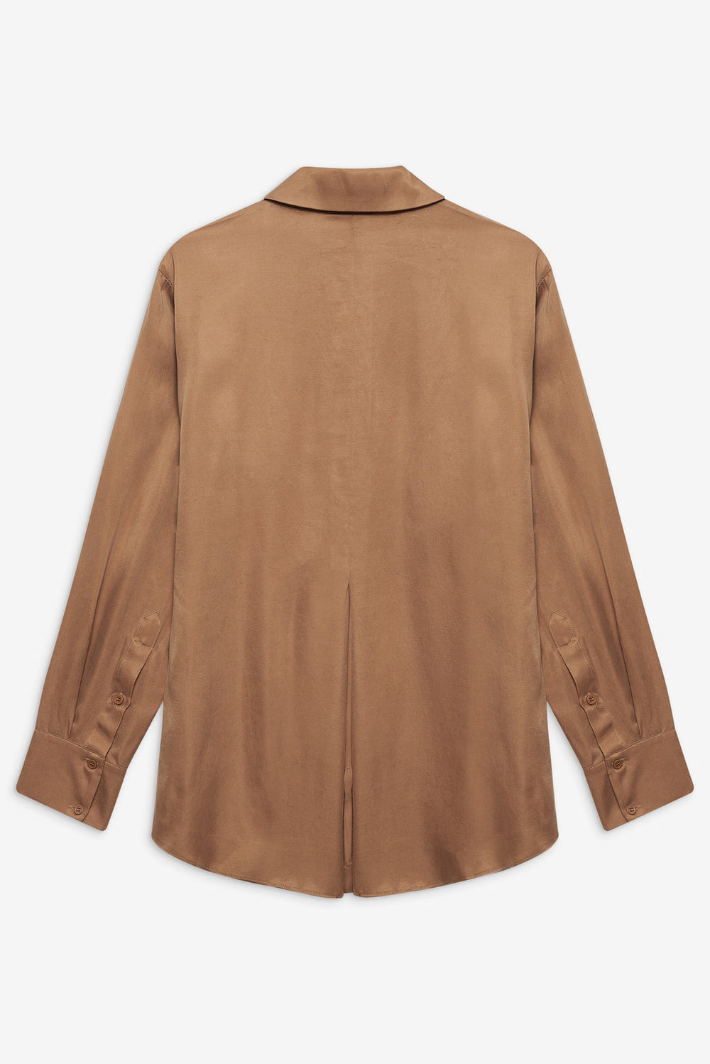 Clarabell Button Down Shirt — CAMEL
