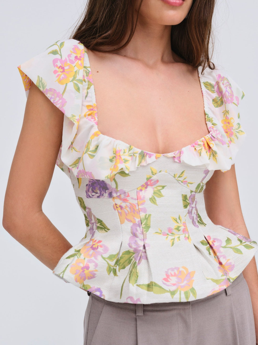 Cleodora Top — White