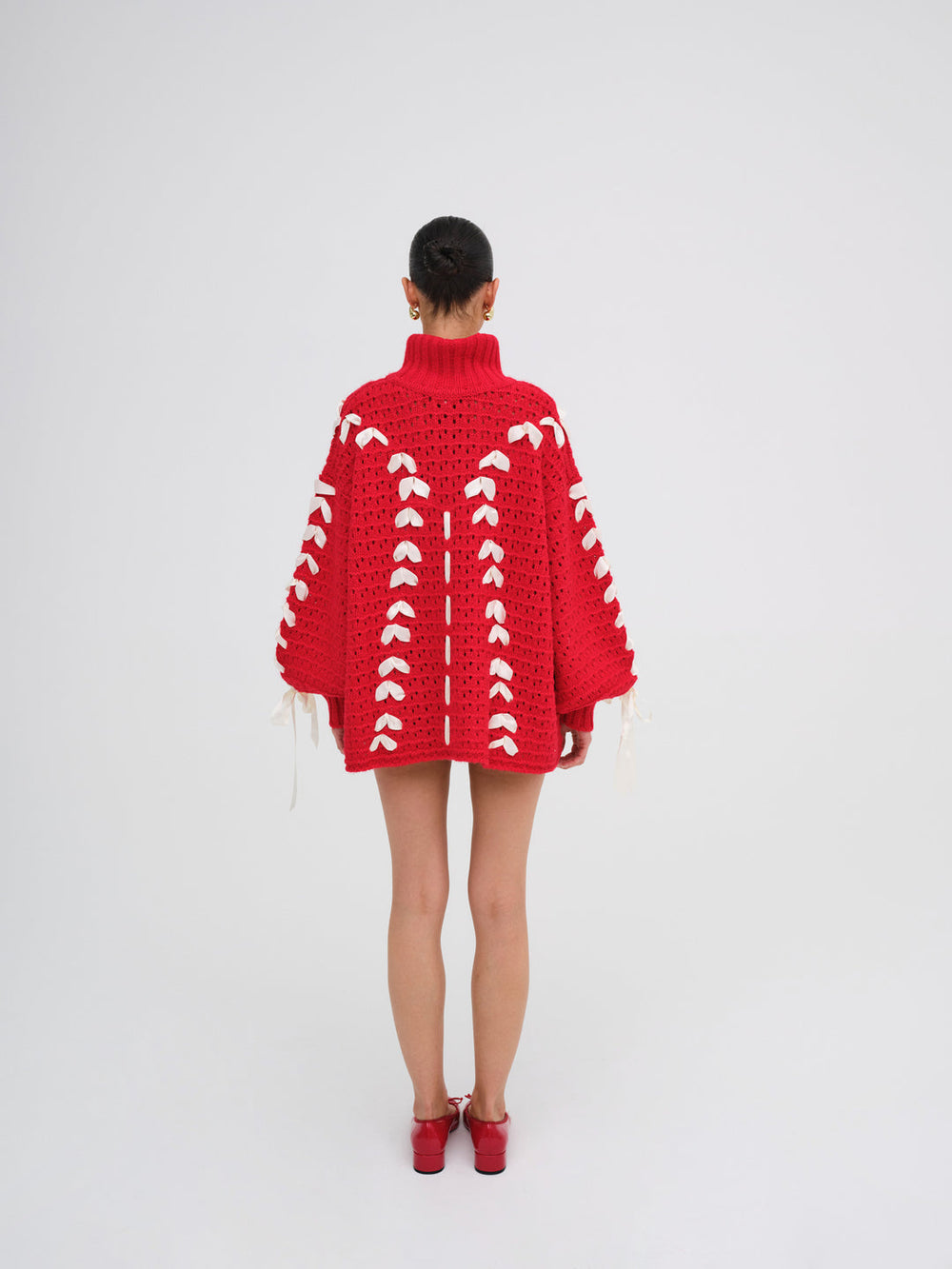 Liberty Oversized Sweater — Red