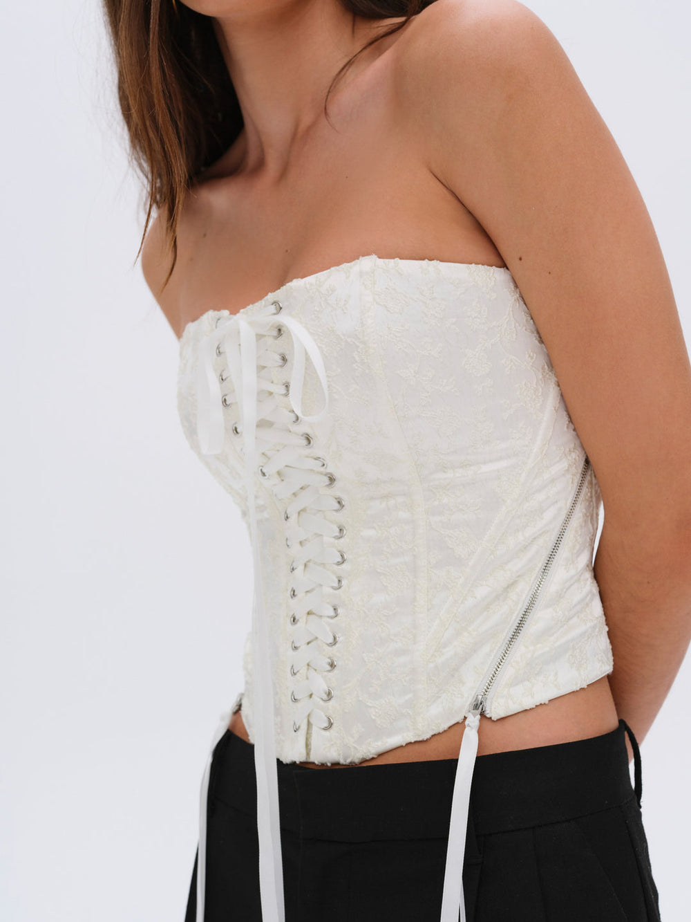 Lilibet Corset Top — White