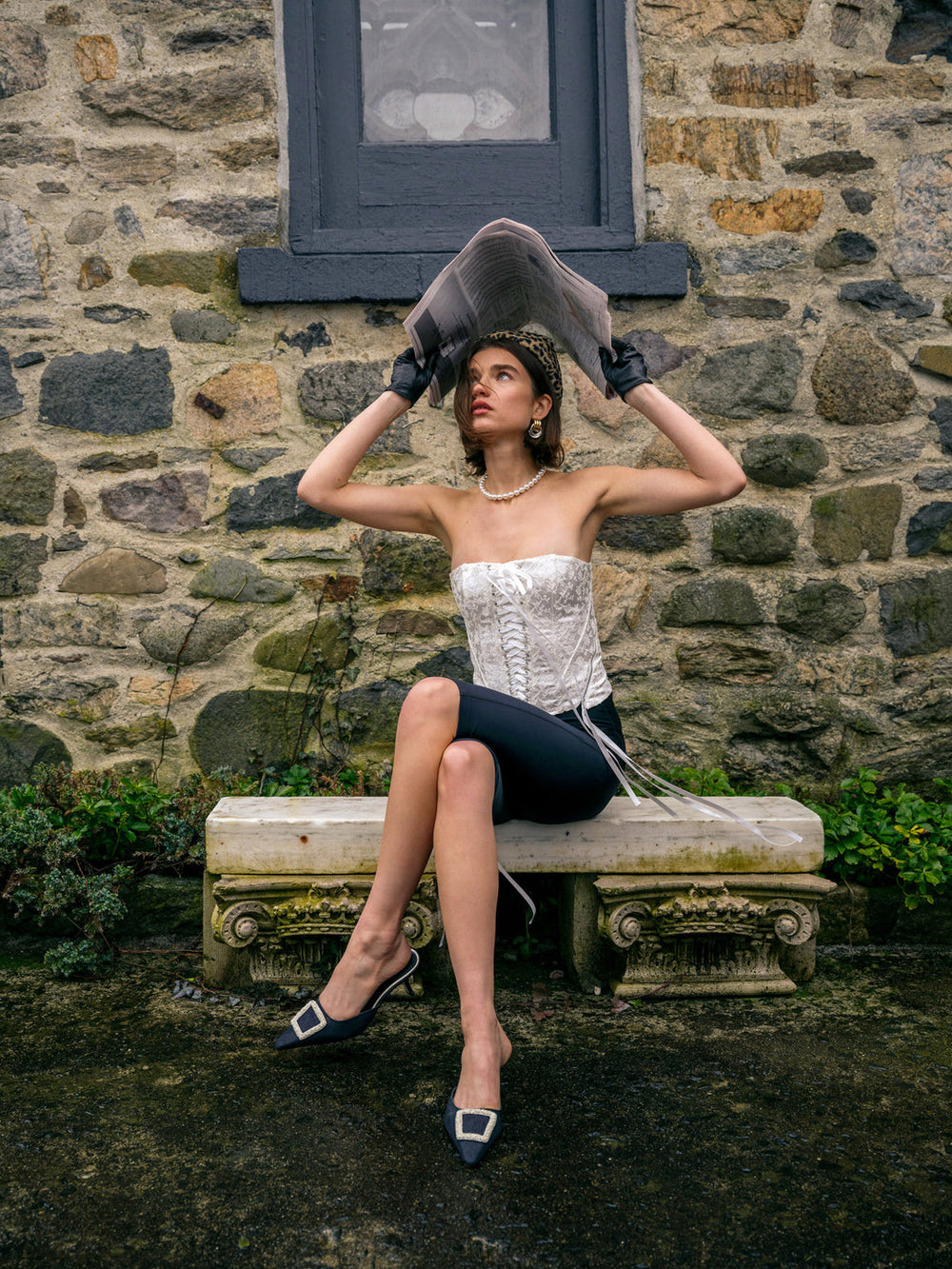 Lilibet Corset Top — White