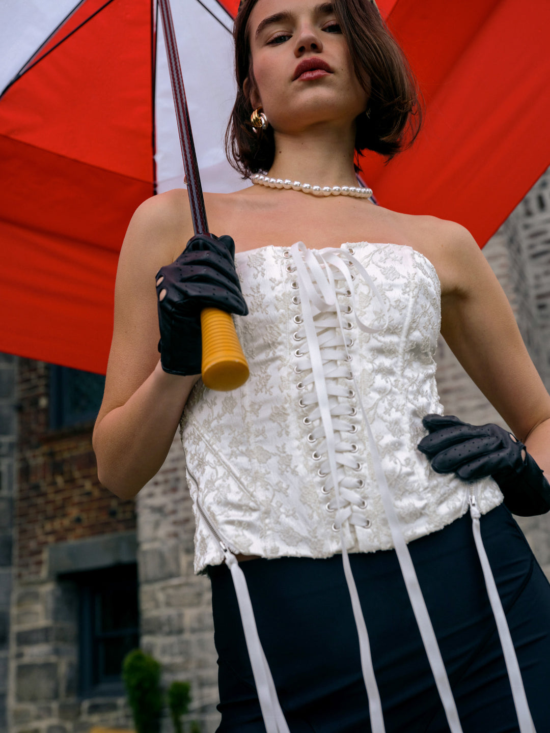 Lilibet Corset Top — White