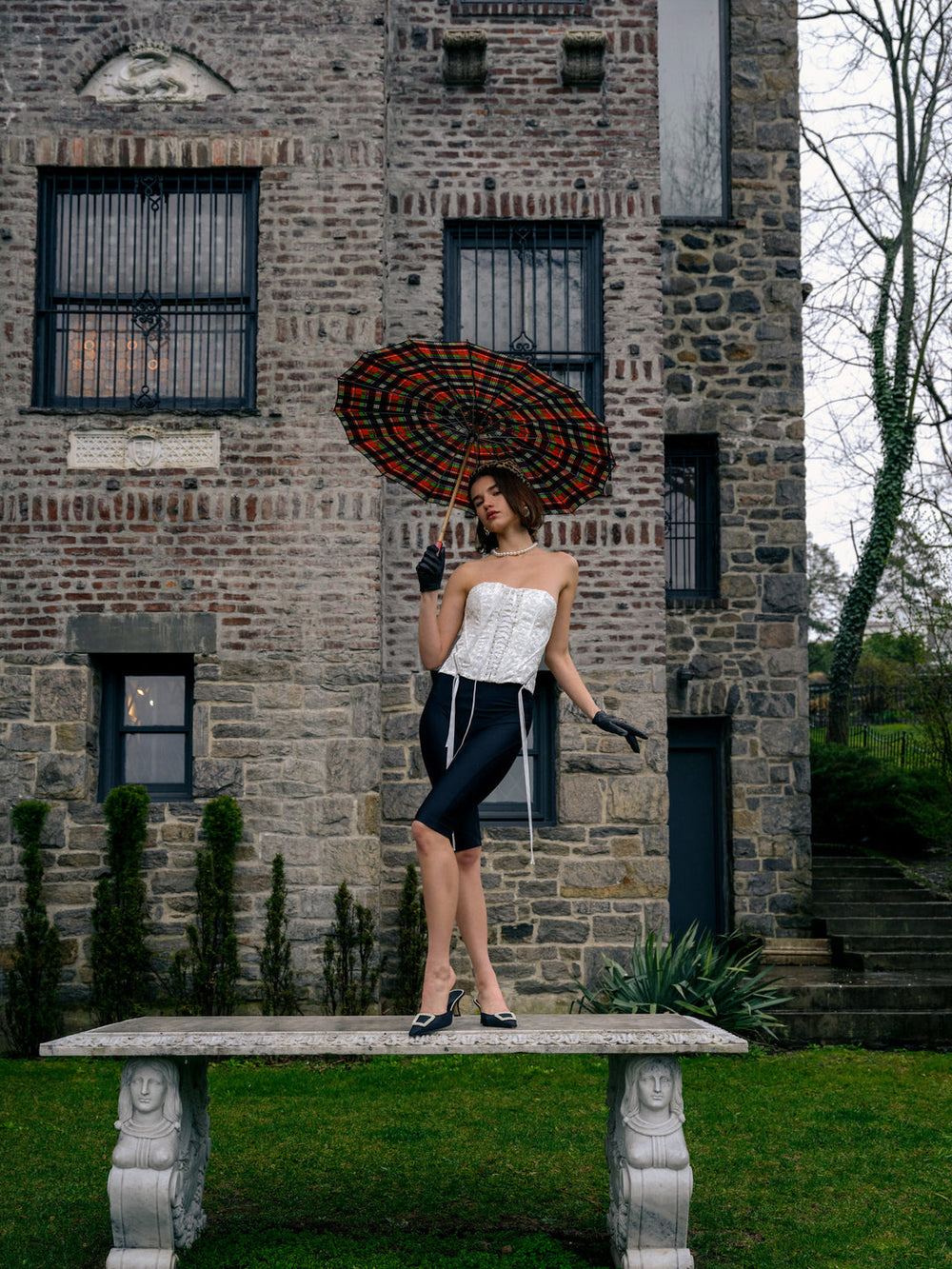 Lilibet Corset Top — White