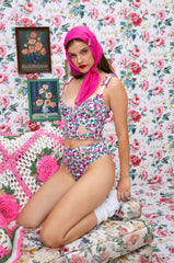 Heart Bloom Bustier — Pink