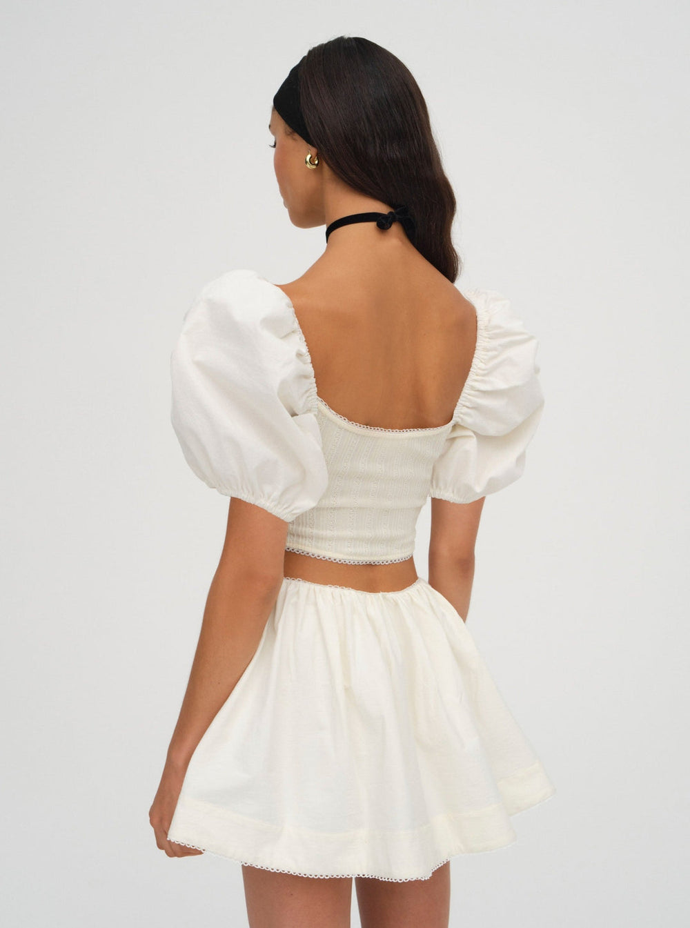 Billie Pointelle Top — Cream