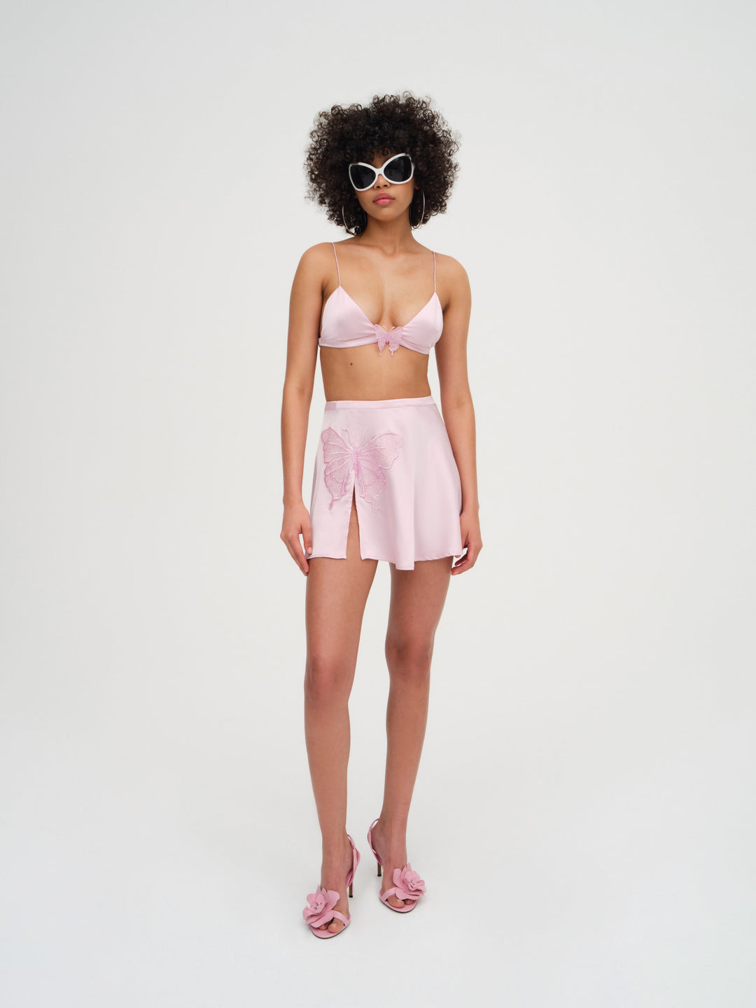 Truette Bralette Top — Pink