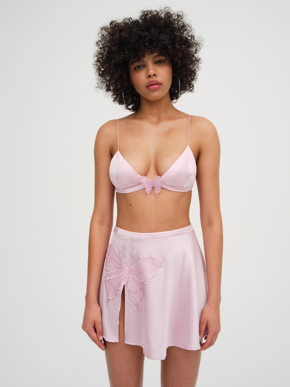 Truette Bralette Top — Pink