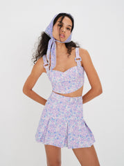 Lou Crop Top — Purple