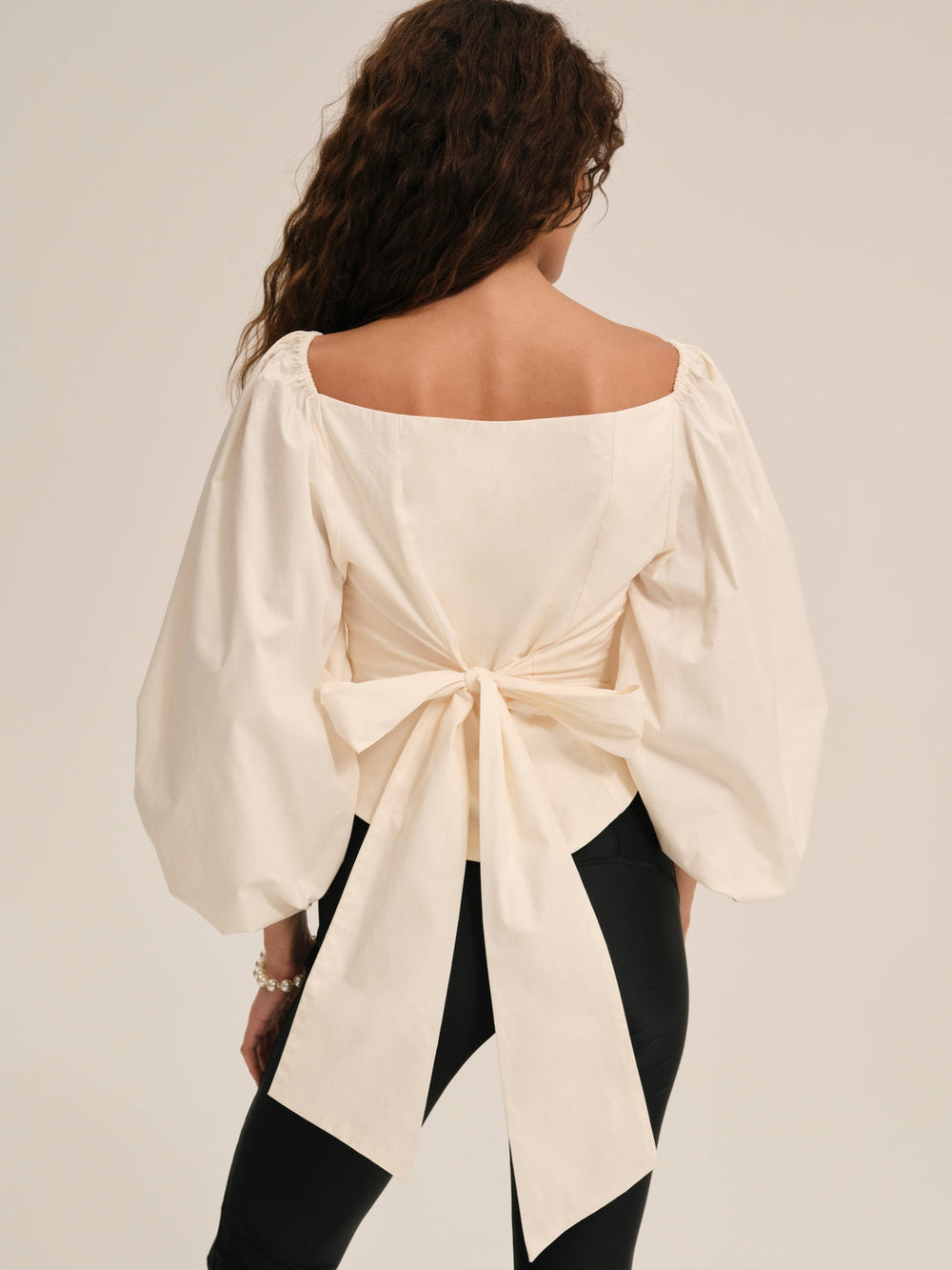 Marion Blouse — Cream