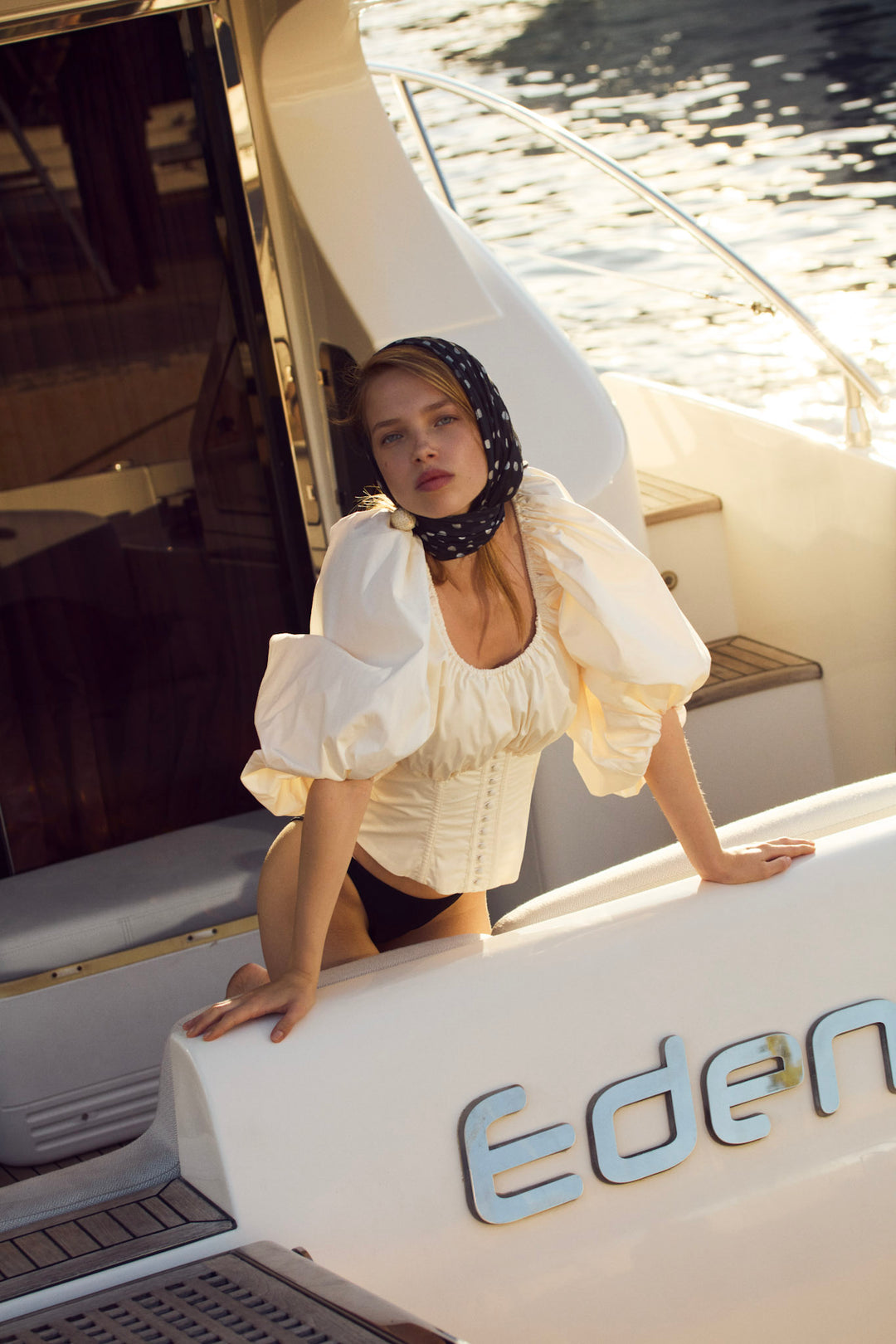 Marion Blouse — Cream