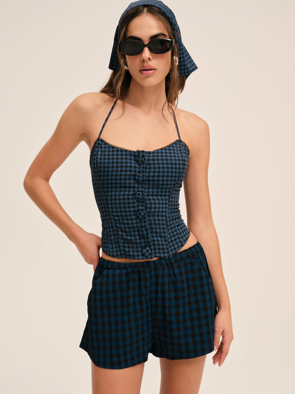 Blue River Top — Navy