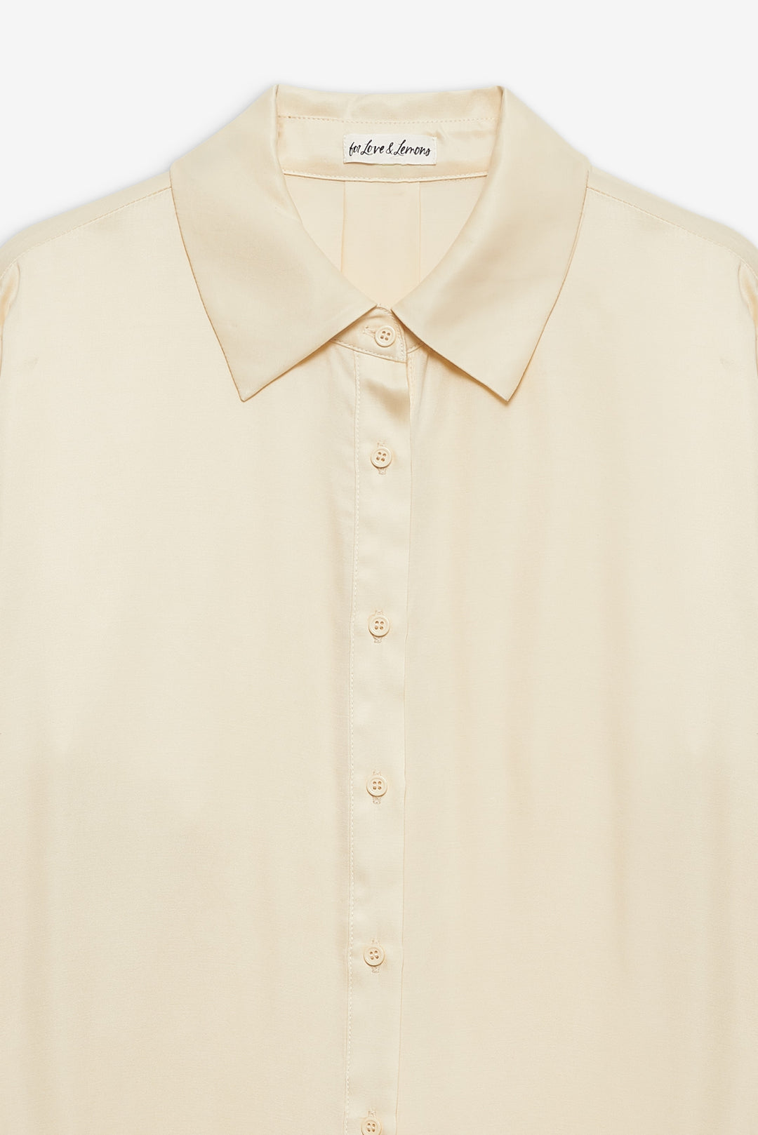 Clarabell Button Down Shirt — Yellow