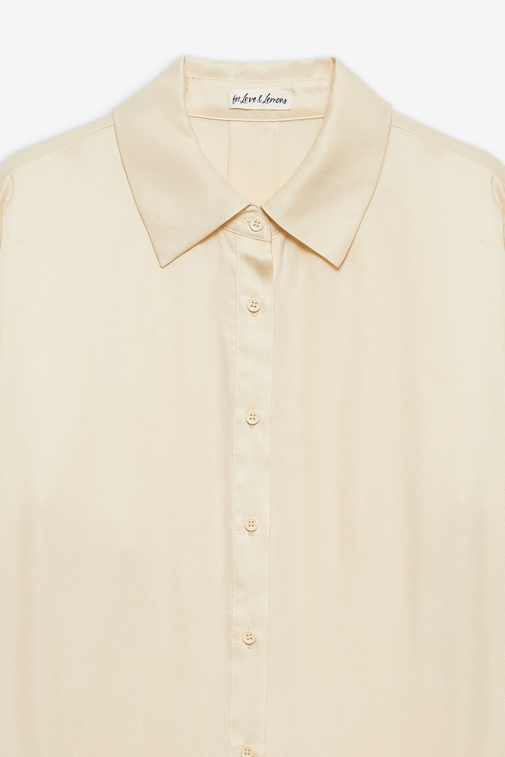 Clarabell Button Down Shirt — Yellow