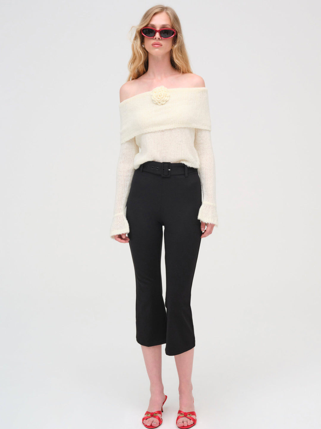 Aspen Knit Top — Cream