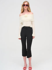 Aspen Knit Top — Cream