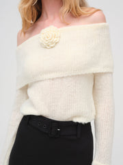 Aspen Knit Top — Cream