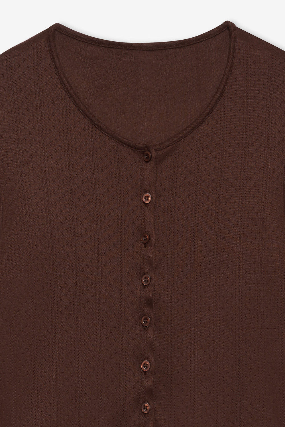 Elliana Cardigan — Chocolate