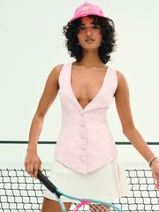 Elanah Vest — Pink