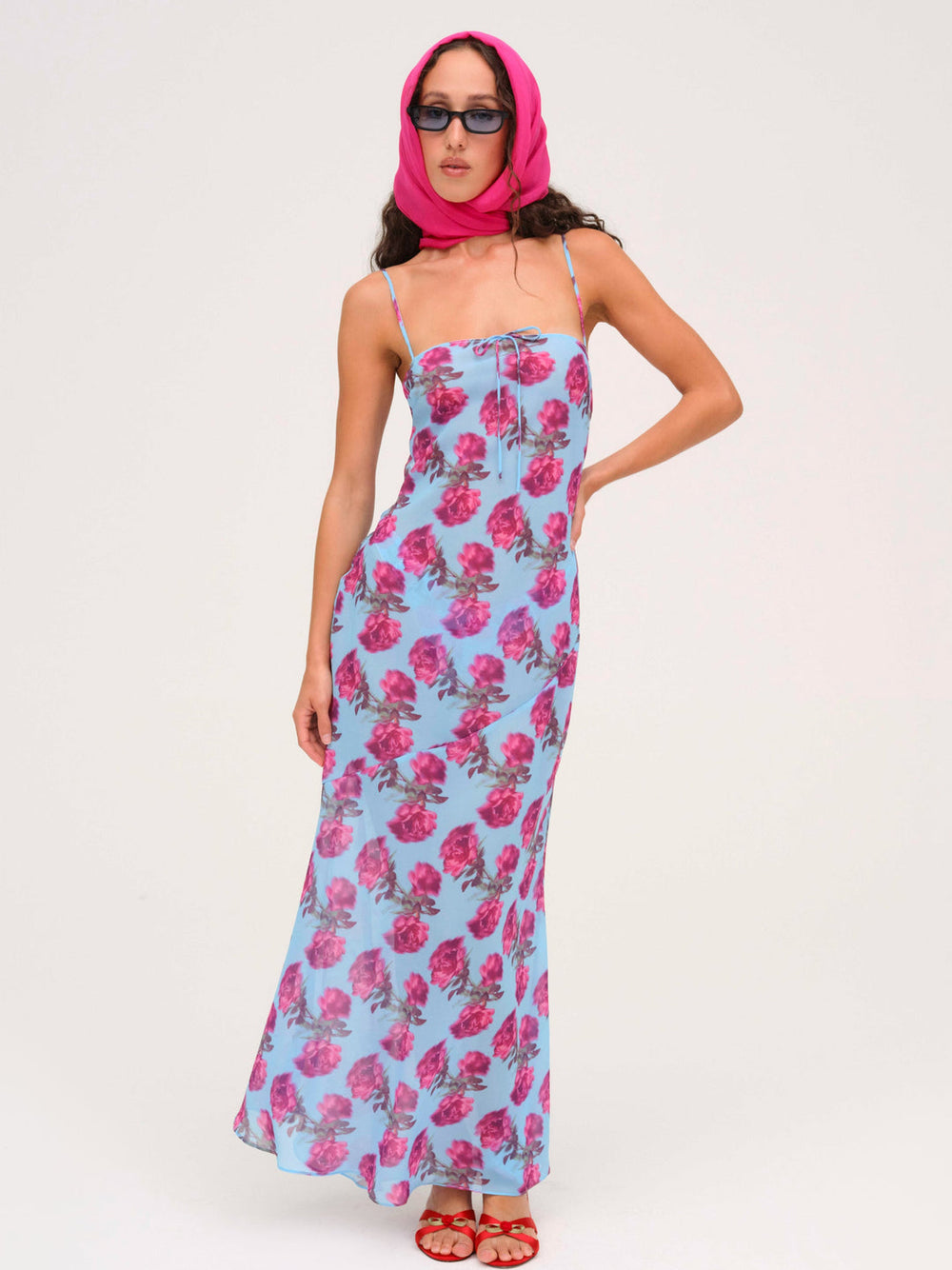 Marina Maxi Dress — Blue
