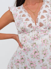 Naima Slip Dress — Pink